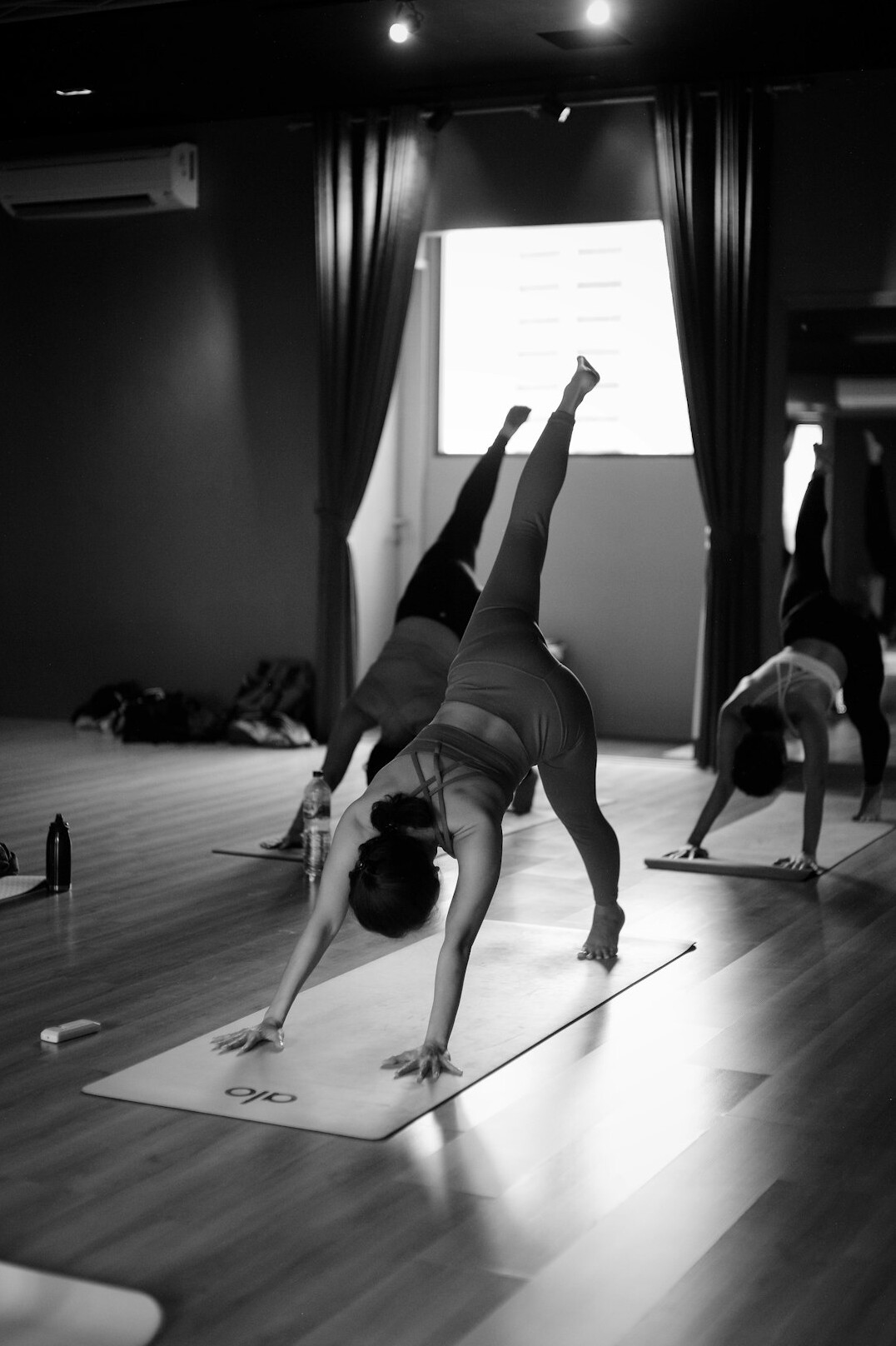 group yoga session