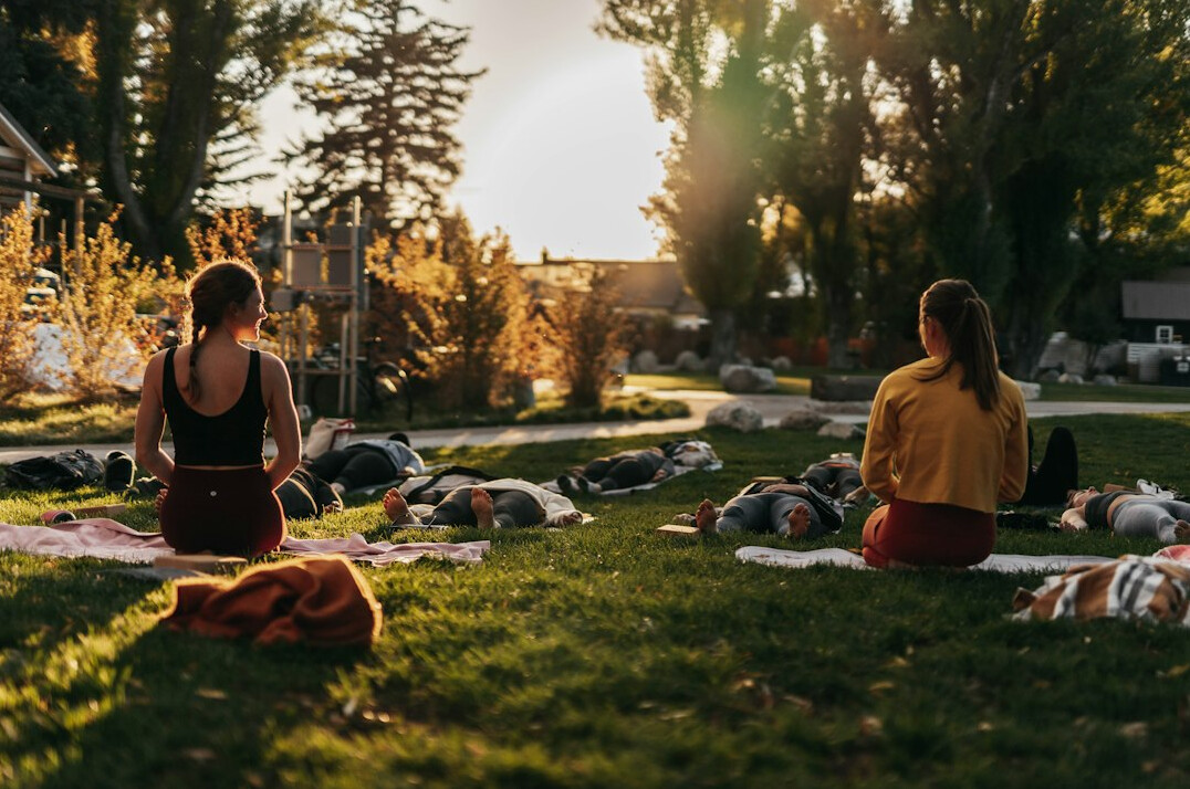 group meditation session